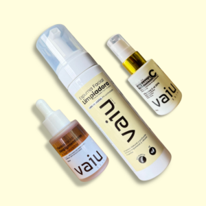 Tónico Despigmentante, Serum Vitamina C y Espuma / VAIU