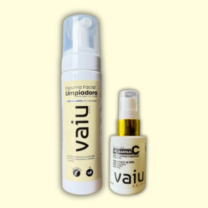 Serum de Vitamina C 20% y Espuma Facial Limpiadora Syndet / VAIU
