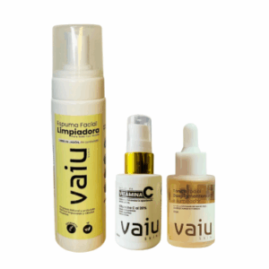 RITUAL: SERUM VITAMINA C, TÓNICO FACIAL Y ESPUMA SIN JABÓN / VAIU