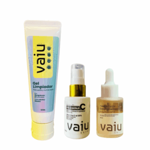 SERUM VITAMINA C, TÓNICO DESPIGMENTANTE Y GEL LIMPIADOR / VAIU